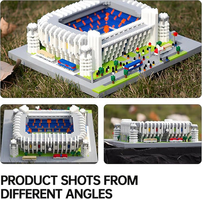 Madrid Style Soccer Stadium Micro Mini Building Blocks Sets Soccer Stadium Model Toys for Adults and Kids 3500+PCS