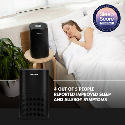 PuroAir 240 HEPA Air Purifiers for Home Large Rooms - Covers Up to 1,000 Sq Ft - Filters Up to 99.9% of Pollutants, Smoke, Pollen, Dust - Quiet HEPA Air Filter - Air Purifiers for Bedroom