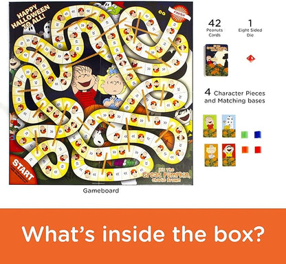 AQUARIUS Peanuts Great Pumpkin Board Game - Peanuts Themed Board Game - Fun Family Holiday Gift for Kids and Adults - Officially Licensed Peanuts Comics and Show Merchandise &amp Collectibles
