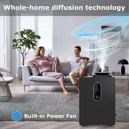 2026 Upgraded HVAC Scent Diffuser Machine Cover 6000 Sq.Ft With Wi-Fi Control for Large Room, 1000ml Scent Air Machine For Home, Waterless Cold Air Aromatherapy Essential Oil Diffuser for Hotel,Office