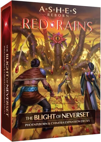 Plaid Hat Games Ashes Reborn: Red Rains The Blight of Neverset Expansion Decks – Phoenixborn &amp Chimera Set for 1-2 Players Ages 14+ – Requires Corpse of Viros &amp Master Set