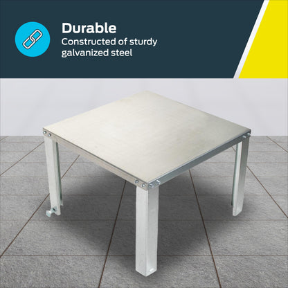 Holdrite QuickStand 24 Inch Water Heater Stand, Up to 100 Gallons, Unassembled, 40-S-24-U