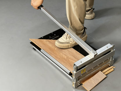 Heavy Duty Laminate/Vinyl Plank Cutter 13" With A replacement blade - Provides Clean, Splinter-Free Cuts on Laminate, Vinyl, Hardwood, Parquet, Siding & More - Double the time!