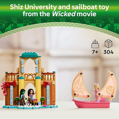 LEGO Wicked Glinda Elphaba &amp Nessarose at Shiz University Building Toys - Gifts for Birthdays - Wicked Toys for Kids Girls &amp Boys Age 7+ - 75681