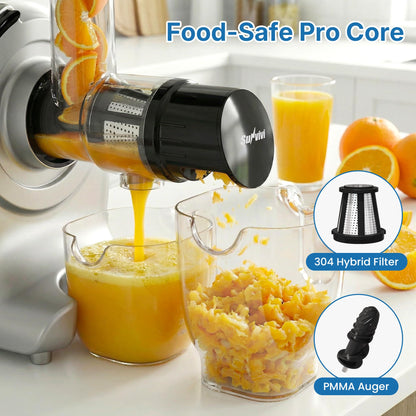 SUNVIVIPRO 5.3QT Electric Dough Mixer, 4-in-1 Multifunction Stand Mixer with Fermentation & LED Display & Knob Control, Slow Juicer, Meat Grinder, Salad Maker for Kitchen