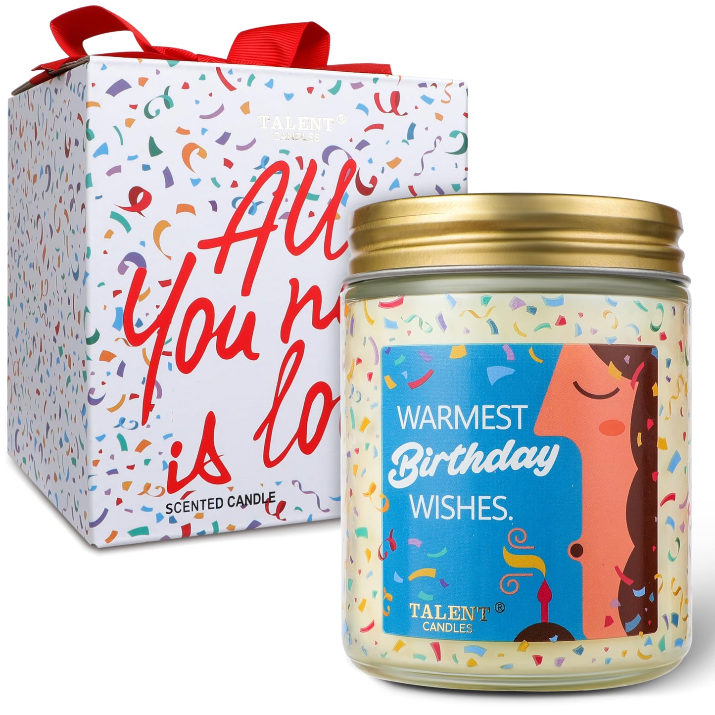 Gifts for Women, Unique Gifts for Women, Best Friend Funny Birthday Gifts for Women Men, Friendship Gifts for Women Men Friends - 8.4 oz French Riviera Scented Candles Gifts, TCGJ7495-2-FR