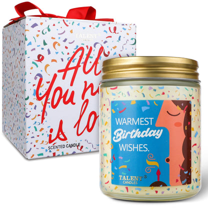 Gifts for Women, Unique Gifts for Women, Best Friend Funny Birthday Gifts for Women Men, Friendship Gifts for Women Men Friends - 8.4 oz French Riviera Scented Candles Gifts, TCGJ7495-2-FR