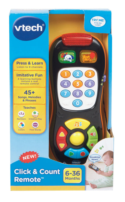 VTech Click and Count Remote, Black