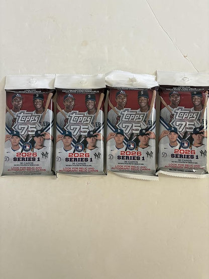 2026 TOPPS Series 1 Baseball Fat Pack