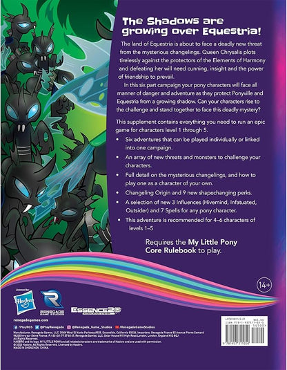 Renegade Game Studios My Little Pony RPG Adventure: Dark Skies Over Equestria Campaign Book