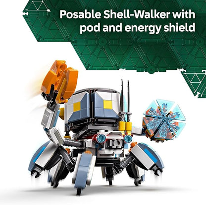 LEGO Horizon Adventures Aloy &amp Varl vs. Shell-Walker &amp Sawtooth Kids Toy - Building Toy for Boys &amp Girls Ages 9+ - Gaming Gift Idea for Horizon Fans - 77037