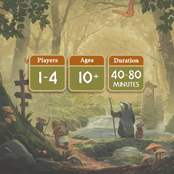 Everdell: Bellfaire Expansion – Board Game Add-On for 5–6 Players with Player Powers New Market Board &amp Special Event Cards – Requires Everdell Base Game