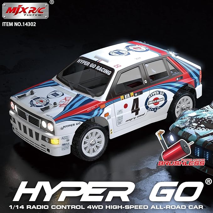 Mjx Hyper go Brushless Rc Cars 14302 4wd Rc Car All-Road RC Drift Car1/14 High Speed Electric Rc Cars Drift for Adults