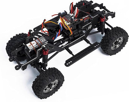 HOBBYPLUS CR18P EVO 2 Rock RC Crawler - 1/18 Scale Mini RC Crawler with Two-Speed Transmission All-Metal Gears Evolved EVO Platform Ready-to-Run Distinctive Styling Convoy Medium Olive Green