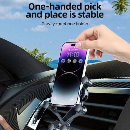 Car Phone Holder with 6-Point Extension Arm – Long Reach Adjustable Car Mount for Dashboard or Windshield, Ideal Phone Holder for Trucks, SUVs, and Sedans