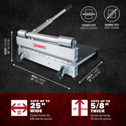 ROBERTS 25" PrecisionCuts Pro Multi-Floor Cutter