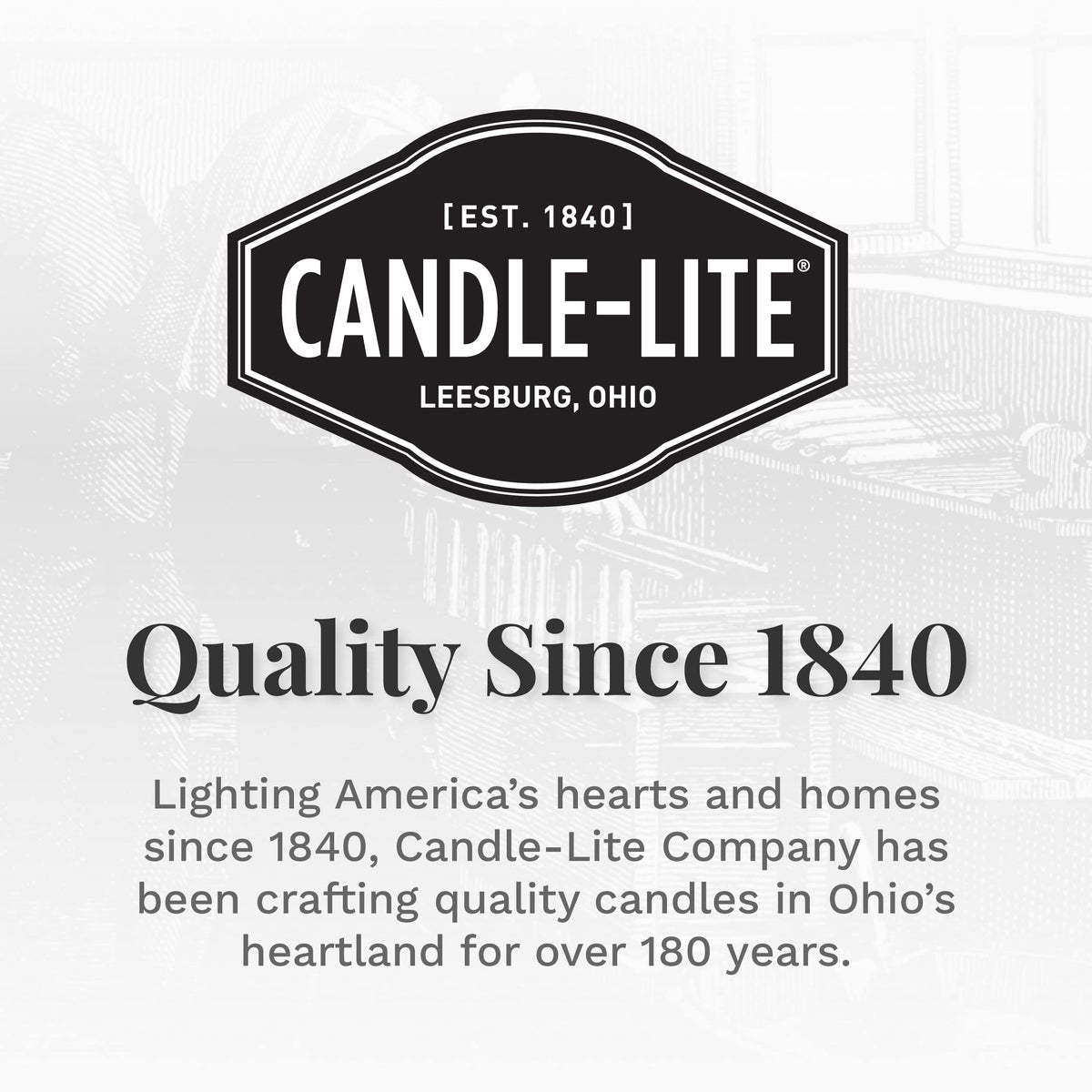 Candle-lite Scented Candles, Island Coconut Mahogany Fragrance, One 18 oz. Single-Wick Aromatherapy Candle with 110 Hours of Burn Time, White Color