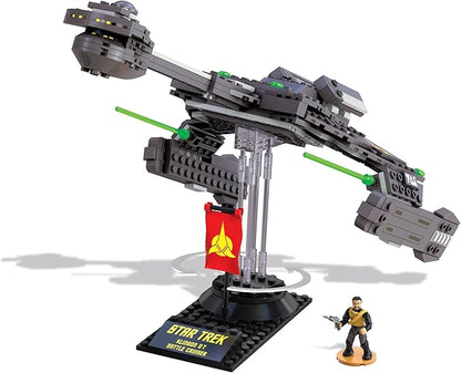 Mega Bloks Star Trek Klingon D7 Battle Cruiser Collector Construction Set