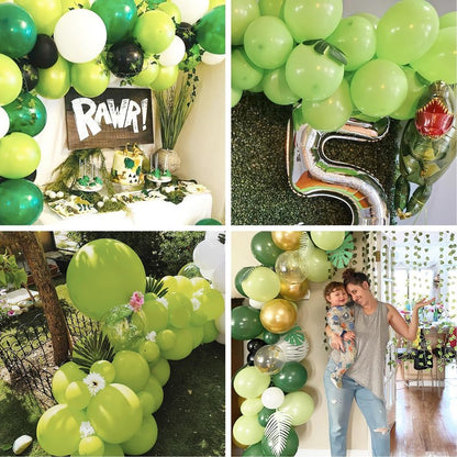 PartyWoo Lime Green Balloons 100 pcs Different Sizes of 36 18 12 10 5 Inch Neon Yellowish Light Green Latex Balloon Arch Kit Garland for Graduation Halloween Summer Birthday Party Decorations Green-Y6