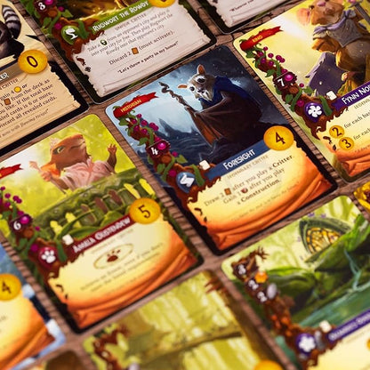 Everdell Glimmergold Upgrade Pack | Collectors Edition Components | Premium Metal Tokens Legendary Cards Rats &amp Deluxe D8 | Enhance Standard Edition
