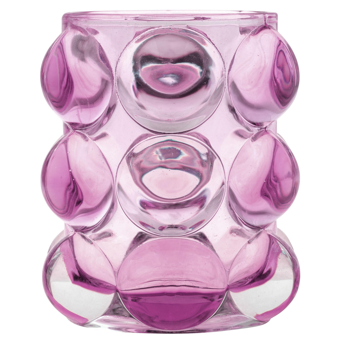 Karma, Lucia Hobnail Votive, Tea Lights Candle Holder, Glass Votive Candle Holders for Table Decorations, Baby Shower, Birthday Party, Weddings and Home Decor, Amethyst