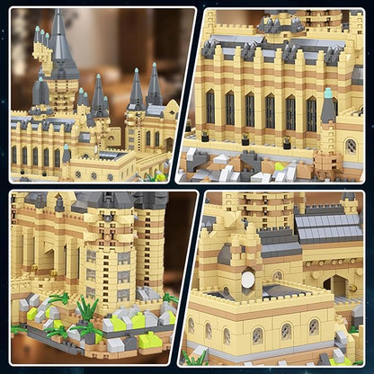 Magic Castle Micro Mini Building Set 2929 Pcs Magic House Model Building Toys STEM Creative Magic World Office and Home Decor Bricks Kits Christmas Birthday Gift for Adults Teens Kids 14+