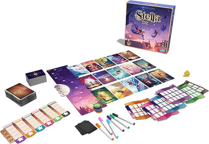 Asmodee Stella: Dixit Universe Board Game - Competitive Sky Exploration Image Association and Strategic Guessing Fun Family Game for Kids and Adults Ages 8+ 3-6 Players 30 Min Playtime