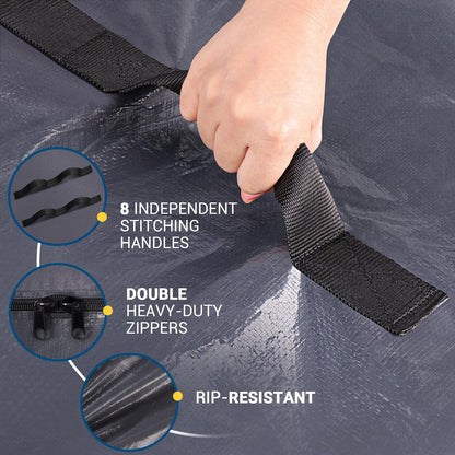 StorageRight Mattress Bags for Moving, 2 Pack King Size Moving Bag, Extra Thick Mattress Bags for Storage, Heavy Duty Mattress Cover for Moving with Handles, Reusable Mattress Storage Bag
