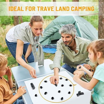 Magnet Game with 32 Stones Magnetic Chess Game with String for Family &amp Party &amp Travel &amp Camping Puzzle Strategy Games