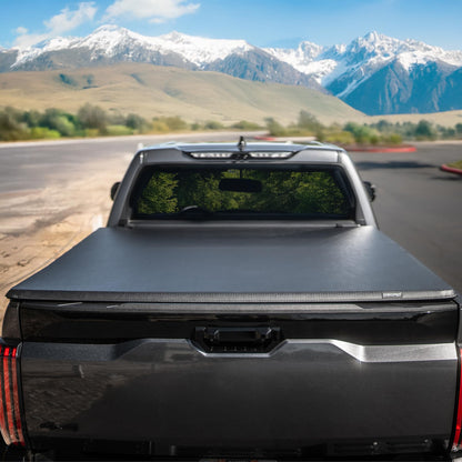 oEdRo Upgraded Tri-Fold Truck Bed Tonneau Cover Compatible with 2015-2026 Ford F-150 F150 5.5 Feet Bed