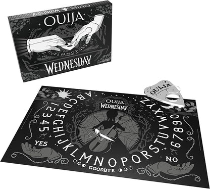 Ouija: Wednesday | Inspired by the Popular Original Series Wednesday | Collectible Classic Ouija Board Game | Officially Licensed Game and Merchandise | Glow in the Dark Board | 2-4 Players Ages 8+