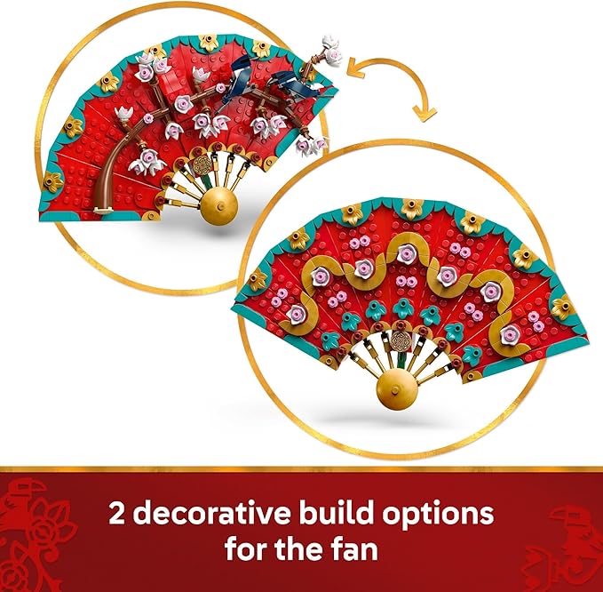 LEGO Spring Festival Good Fortune - Learning and Educational Building Toy - Chinese Festival Toy for Kids Boys and Girls Ages 9+ - Cultural Gift for Display and Decor - 80117