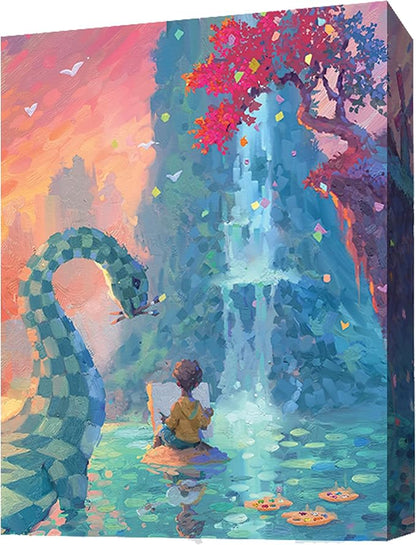 Canvas Reflections Board Game Expansion - Create Stunning Masterpieces! Art Competition and Puzzle Game for Teens &amp Adults Ages 14+ 1-5 Players 30 Minute Playtime