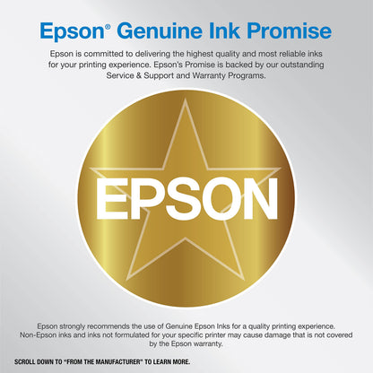 Epson EcoTank Photo ET-8500 Wireless Color All-in-One Supertank Printer with Scanner Copier, Ethernet and 4.3-inch Colorfull Touchscreen - White