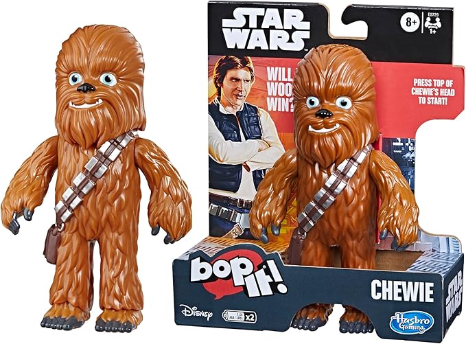 Bop It! Game Star Wars Chewie Edition Gifts for Kids Electronic Games for Kids Ages 8 and Up