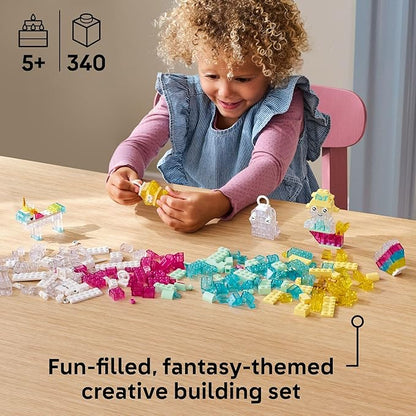 LEGO Classic Magical Transparent Box - Preschool Learning Toy for Boys and Girls Ages 5+ - Birthday Gift for Kids - Beginner Construction Set - Colorful Building Bricks Toy - 11040