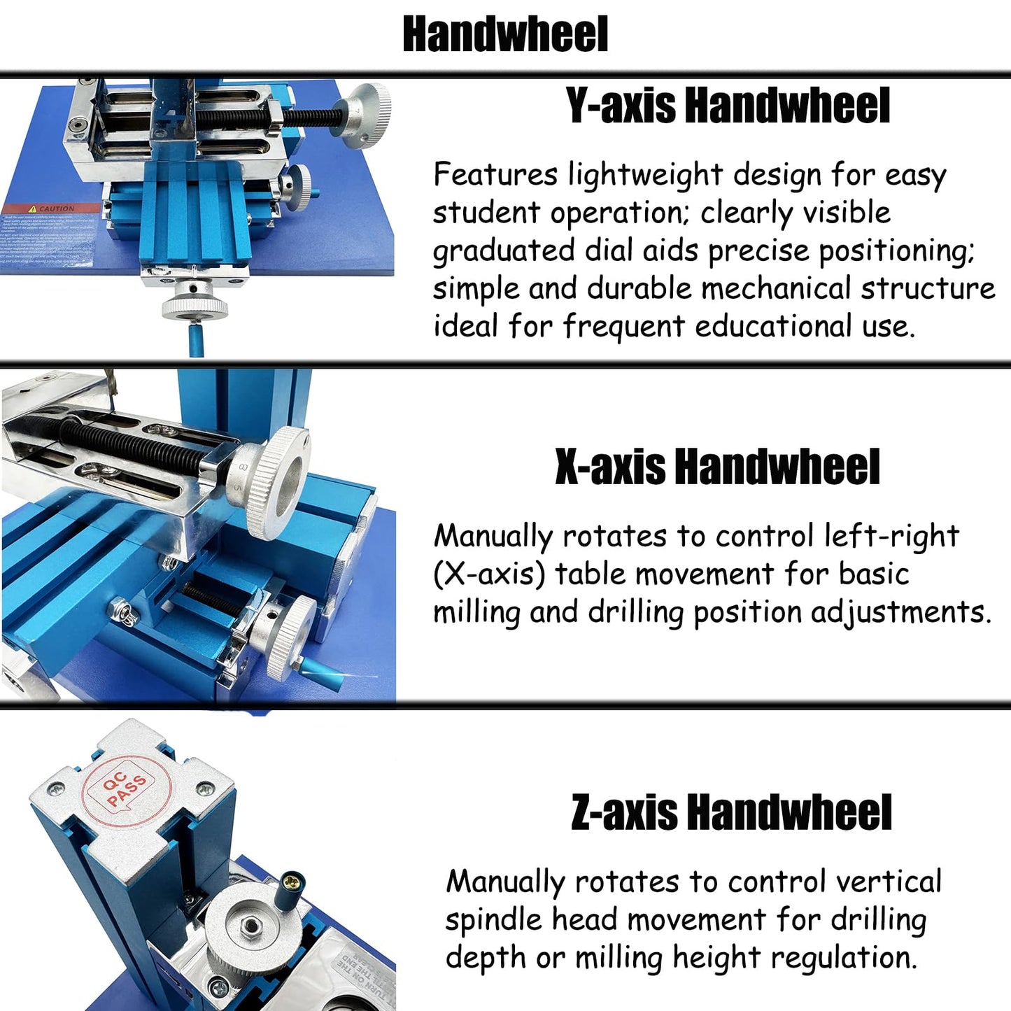 INTBUYING AC100V-240V Mini Meta Milling Machine 36W Small and Micro Drilling and Milling Machine for DIY and School