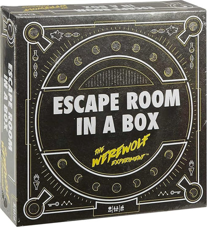 Mattel Games Escape Room in a Box The Werewolf Experiment Room Escape Group Game for Teens and Adults with 19 2D and 3D Puzzles Connects to Amazon Alexa Makes a Great Gift for 13 Year Olds and Up