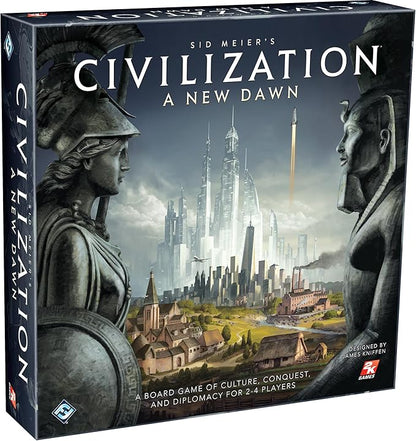 Asmodee Sid Meier's Civilization: A New Dawn Board Game - Rewrite History Your Way! Strategy Game for Kids &amp Adults  Ages 14+ 2-4 Players 1-2 Hour Playtime