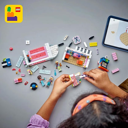 Lego 42662 Friends Hair Salon and Accessory Shop Toys Birthday Present Blocks Girls Boys Children 7 Years 8 Years 9 Years Elementary School Students Pretend Play Pretend Play