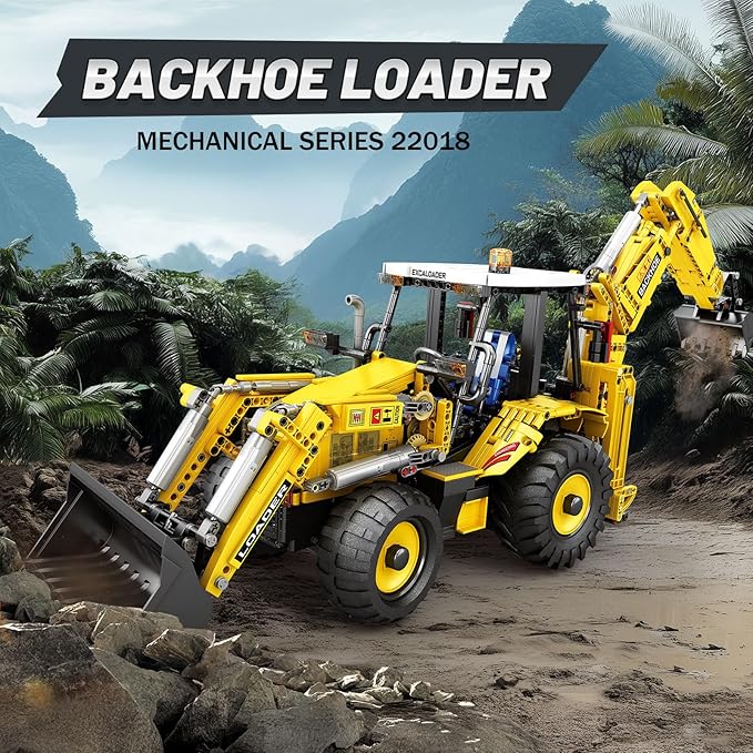 Reobrix Loader Building Set Toy Excavator 22018 Excavator Toy 2231 Construction Toys Building Toys for Adults