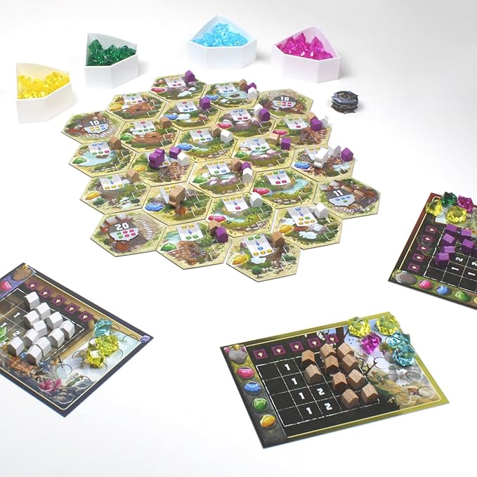 Century Golem Edition Eastern Mountains Board Game - Return to Carvania for Crystal Trading Adventures! Strategy Game for Kids &amp Adults Ages 8+ 2-4 Players 30-45 Min Playtime Made by Plan B Ga