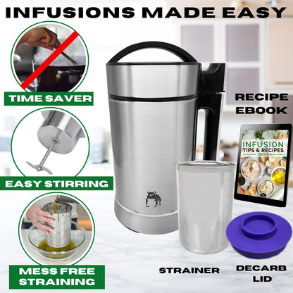 Decarboxylator Infuser Machine, Butter Machine, Magic Infuser, Decarboxylation Decarb Infusion, Botanical Extractor, Make Magical Herbal Infusions Butter, Oil or Tincture, Kit Includes Butter Mold