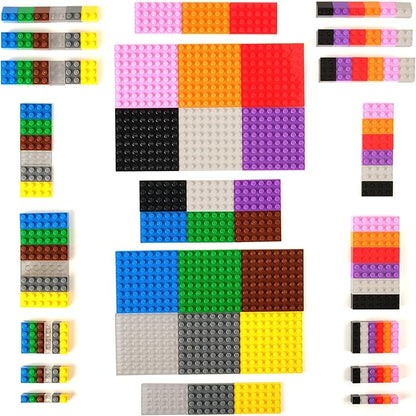 Strictly Briks Building Brick Starter Kit 1008 Pack - Compatible with Lego &amp All Major Brick Brands Classic Style Kids Building Blocks Toys Vibrant Colors