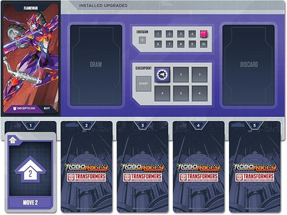 Renegade Game Studios Robo Rally Transformers Racing Board Game - 2-4 Players Ages 14+ Strategic Gameplay