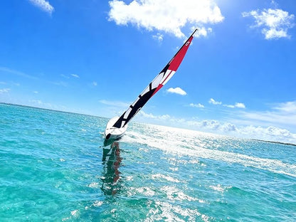 53 Remote Control Boat Wind Power 2.4G Unpowered Assembled Electric RC Sailing Boat for Hobby Adults (S)