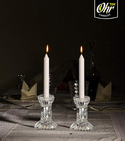 Ohr Candles Shabbat Candles - Traditional Shabbos Candles - 3 Hr. - 72 Ct.