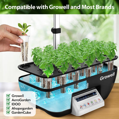 90 Pods Hydroponics Growing System Kit & 280 Pcs Hydroponic Pods Kit