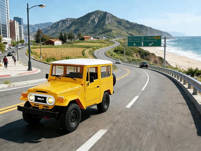 YIKESHU RC Truck Remote Control Truck 2.4Ghz 1/16 RC Crawler All Terrain Car RC Rock Crawler 4x4 WPL C34 RTR Mudding ull Scale Off Road RC Cars Realistic Vehicle Hobby RTR RC Trucks for Adult