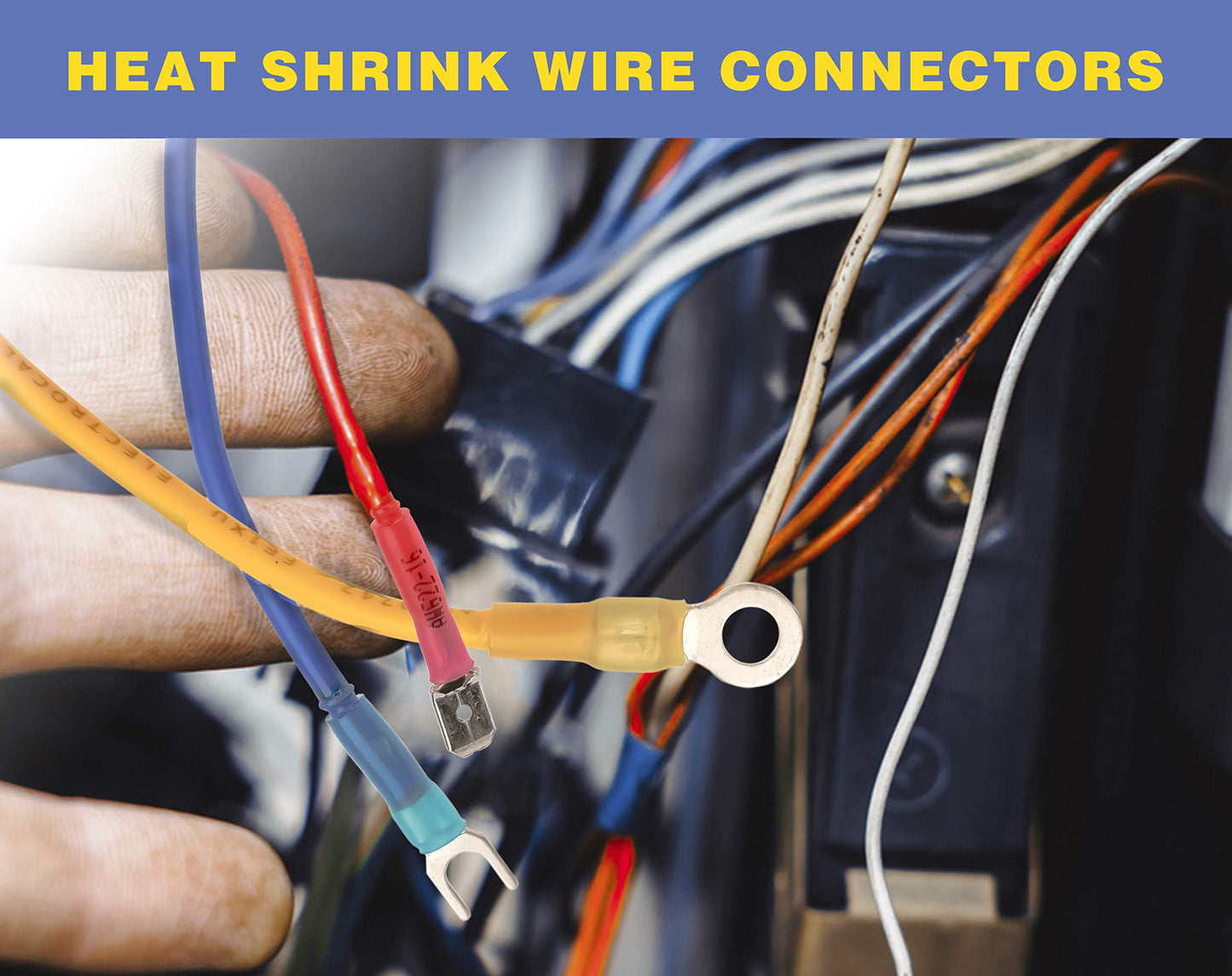 haisstronica 520PCS Connectors + 400PCS Connectors + Wire Stripper and Crimping Tool + Heat Gun